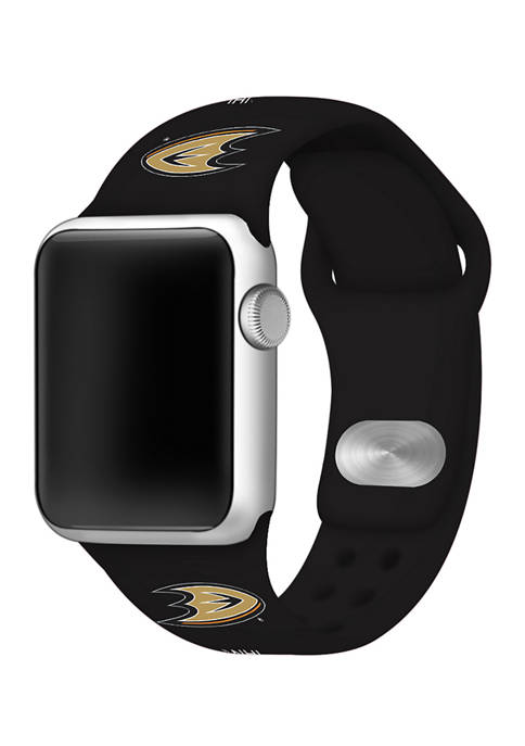 NHL Anaheim Ducks Silicone 38 Millimeter Apple Watch Band 