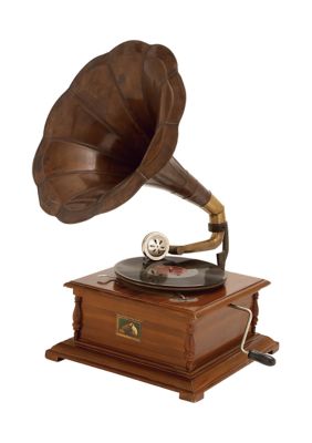 Vintage Wood Gramophone