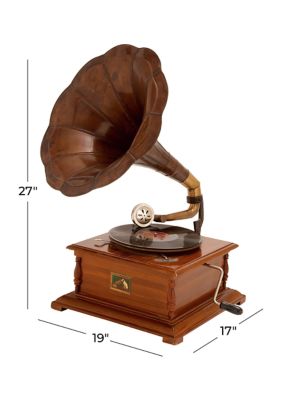 Vintage Wood Gramophone