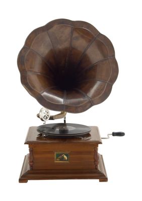 Vintage Wood Gramophone