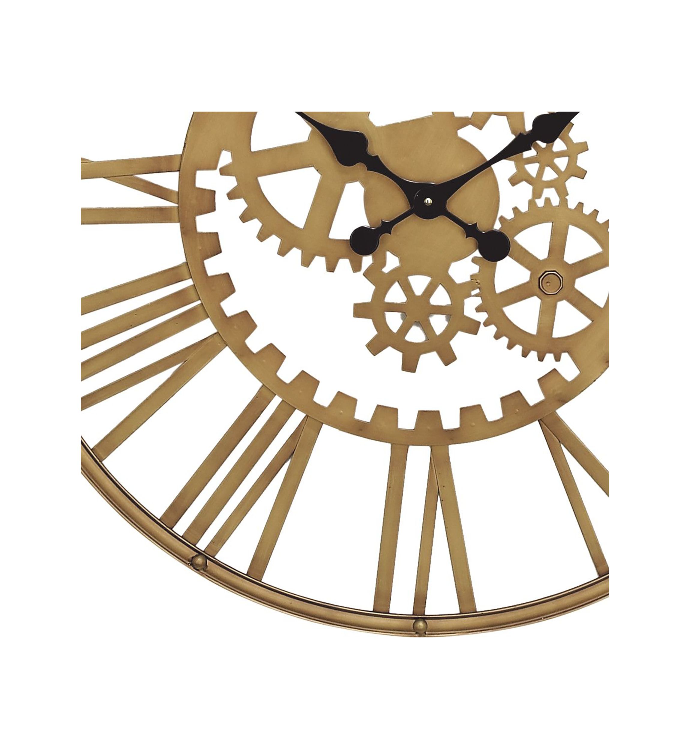 Industrial Metal Wall Clock