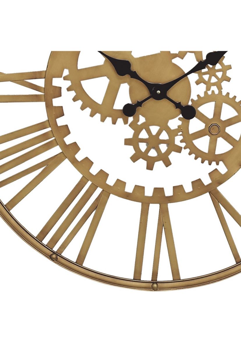 Industrial Metal Wall Clock