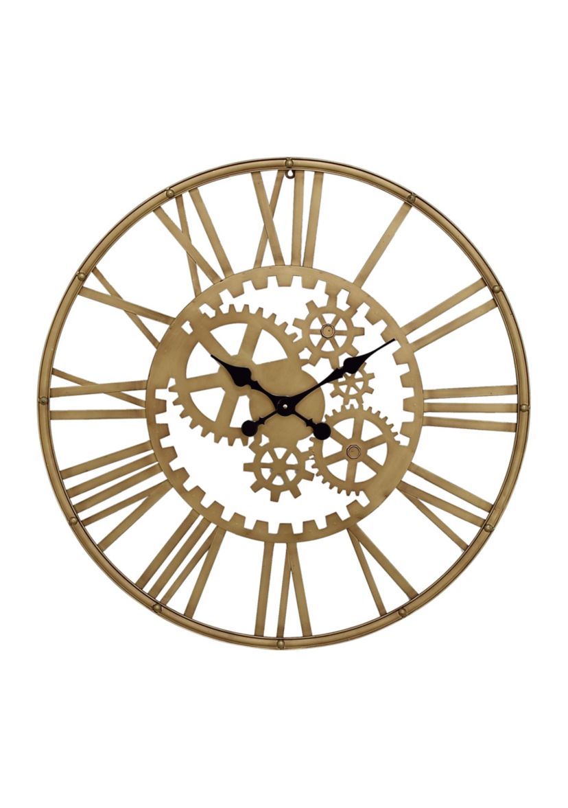 Industrial Metal Wall Clock