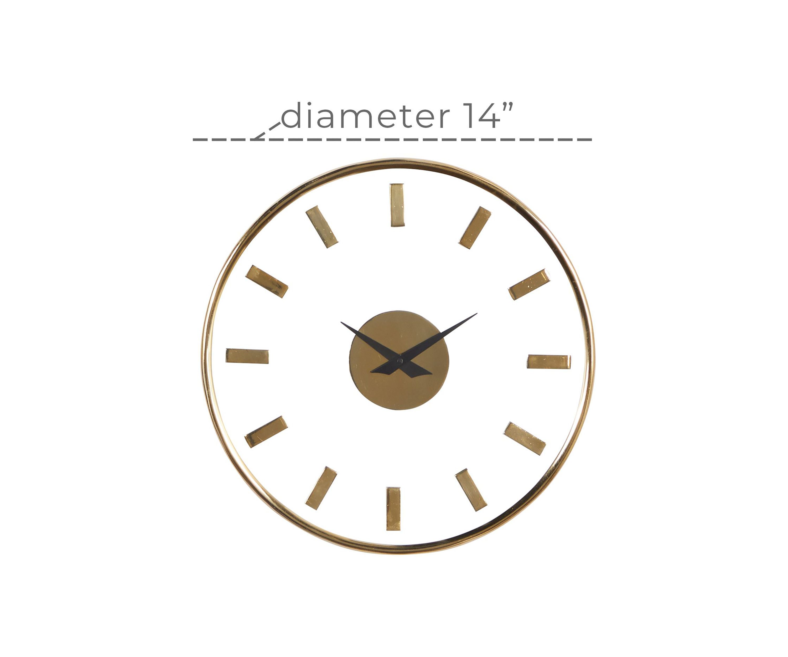 Modern Aluminum Wall Clock