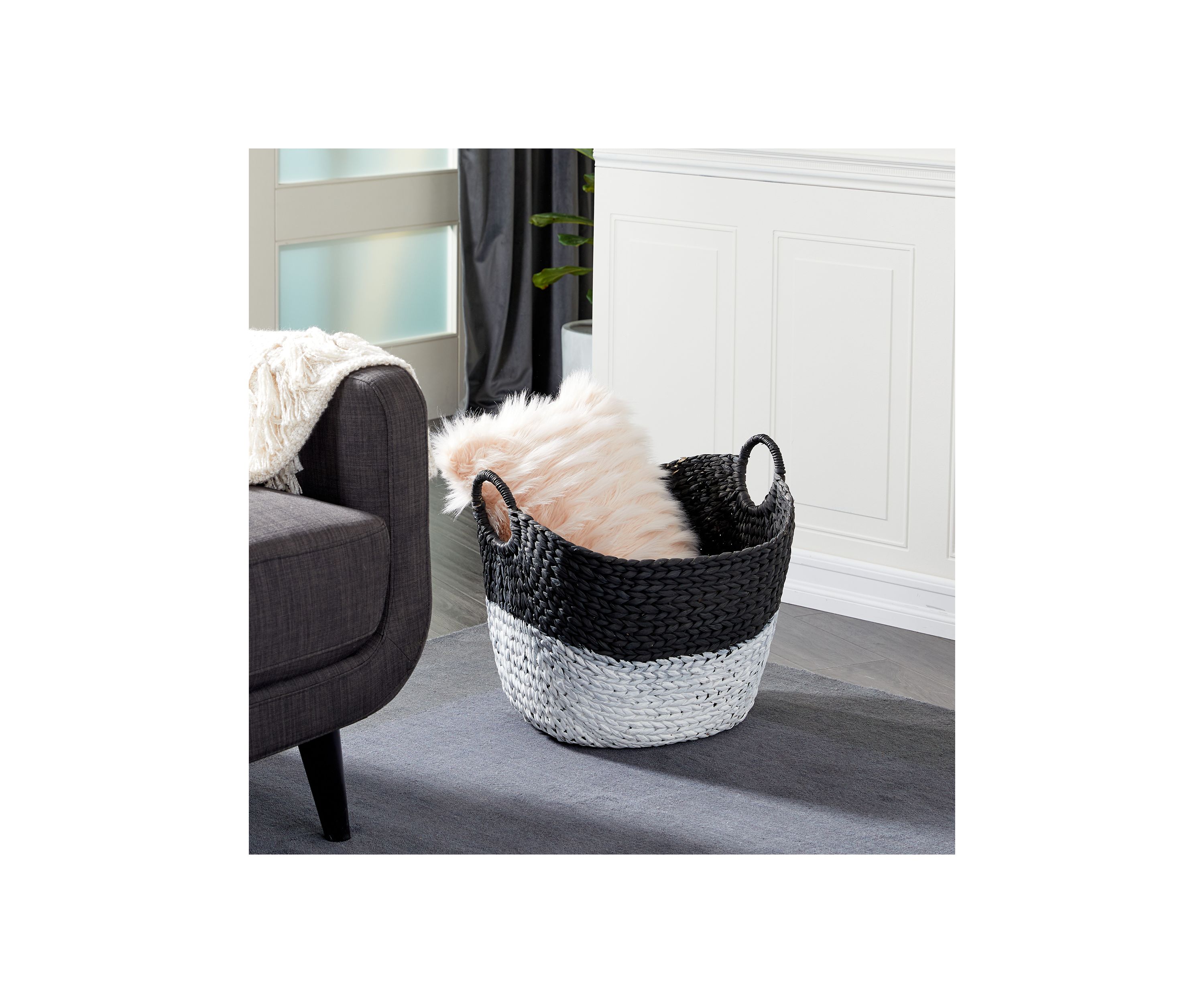 Contemporary Seagrass Storage Basket
