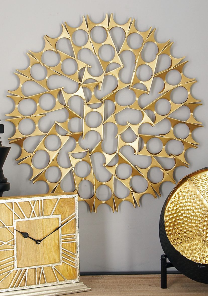 Modern Metal Wall Decor - Set of 3