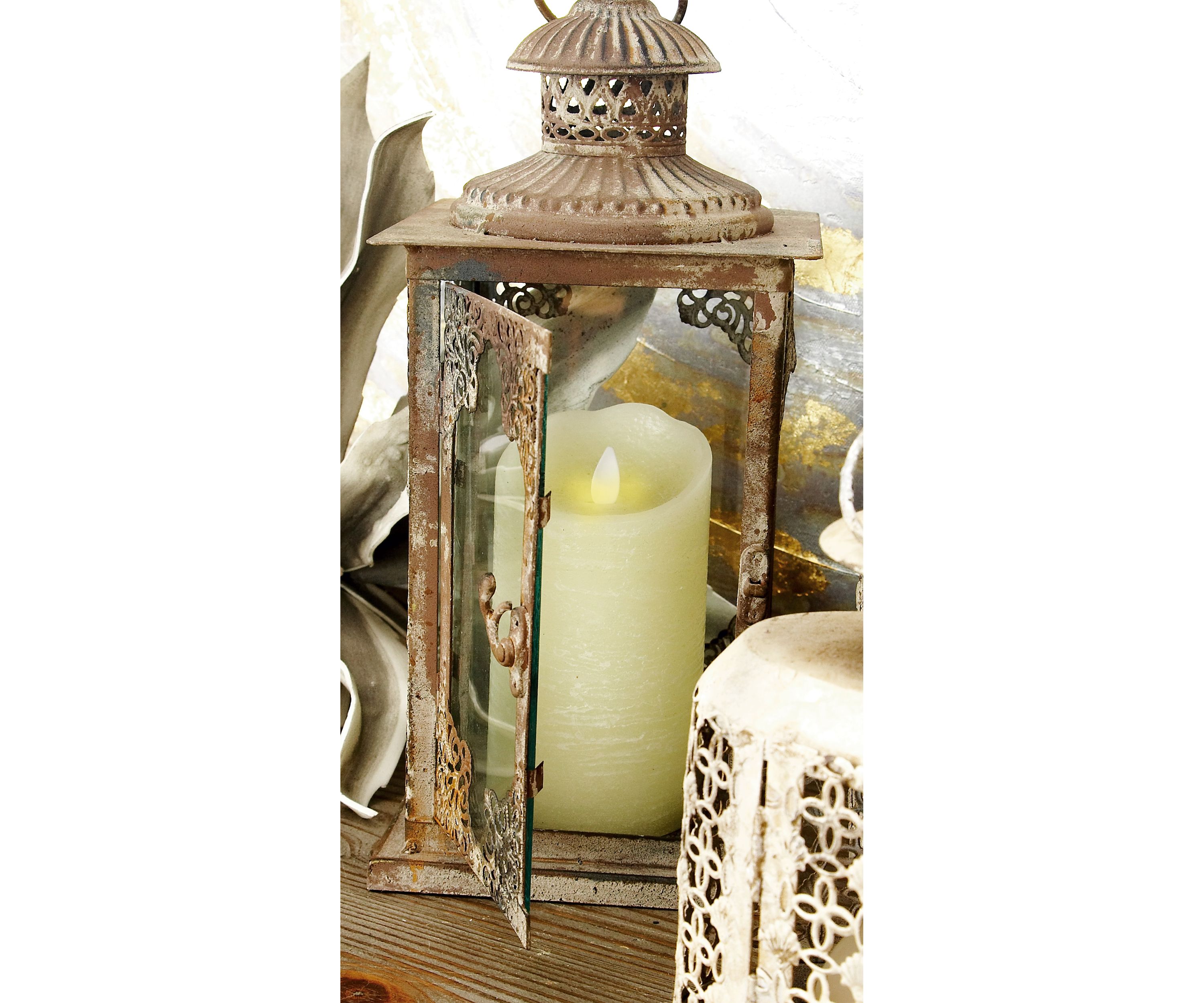 Traditional Wax Flameless Candle - Set of 3