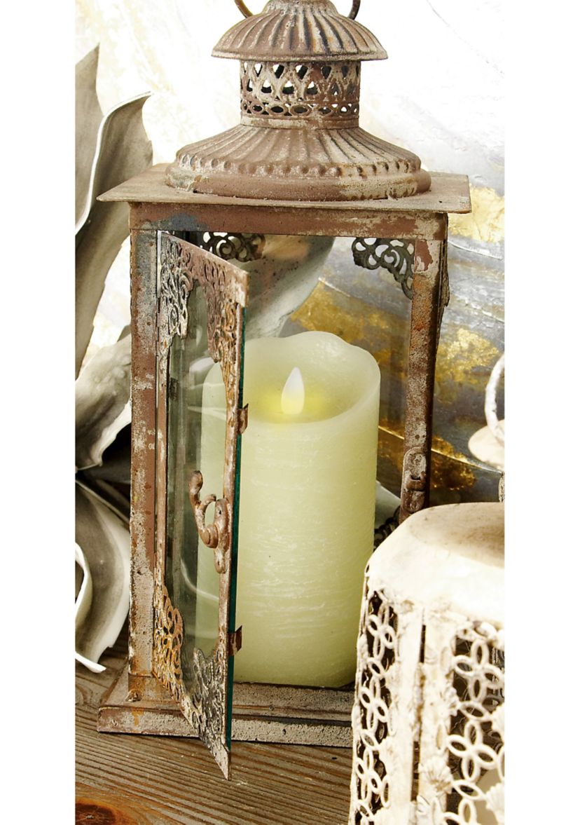 Traditional Wax Flameless Candle - Set of 3
