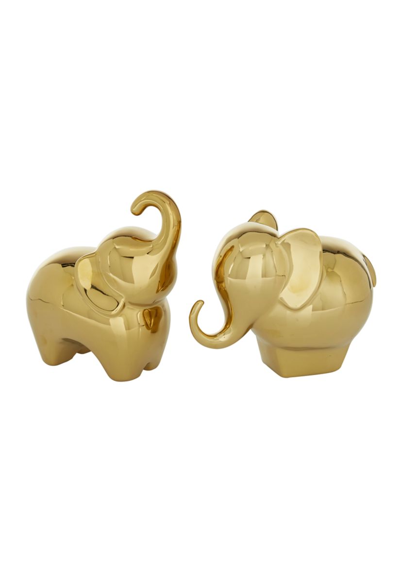 Contemporary Porcelain Ceramic Sculpture - Set of 2
