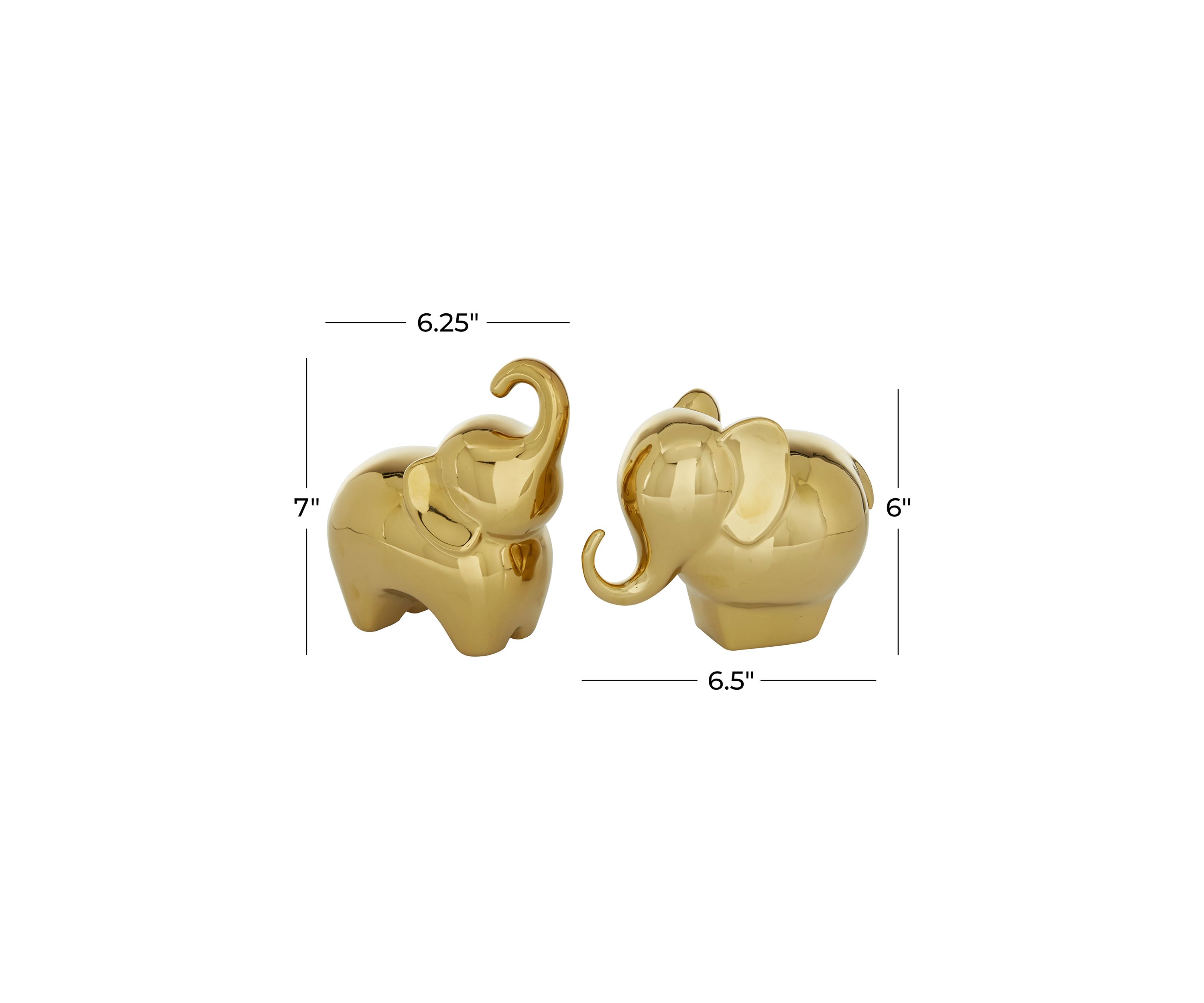 Contemporary Porcelain Ceramic Sculpture - Set of 2