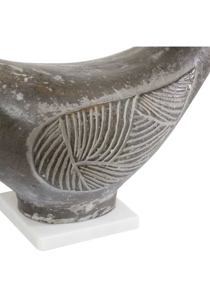 Coastal Ceramic Sculpture - Set of 2