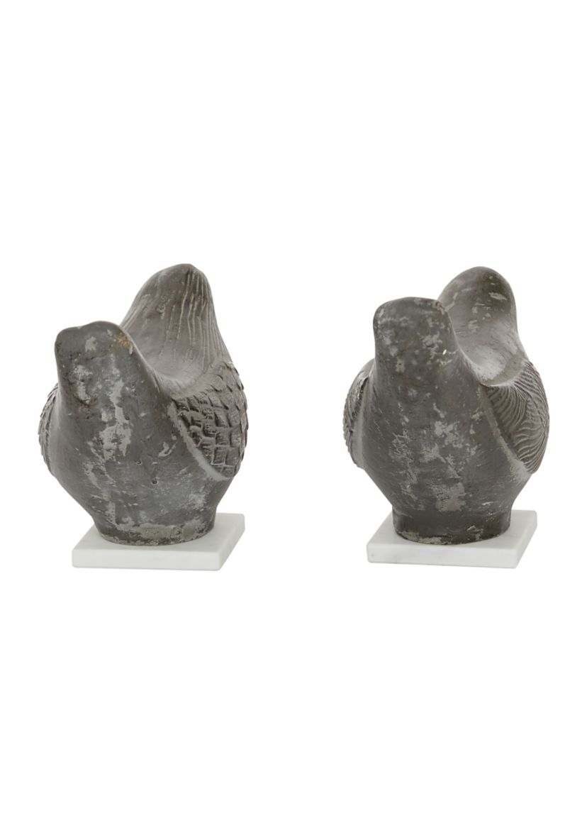 Coastal Ceramic Sculpture - Set of 2