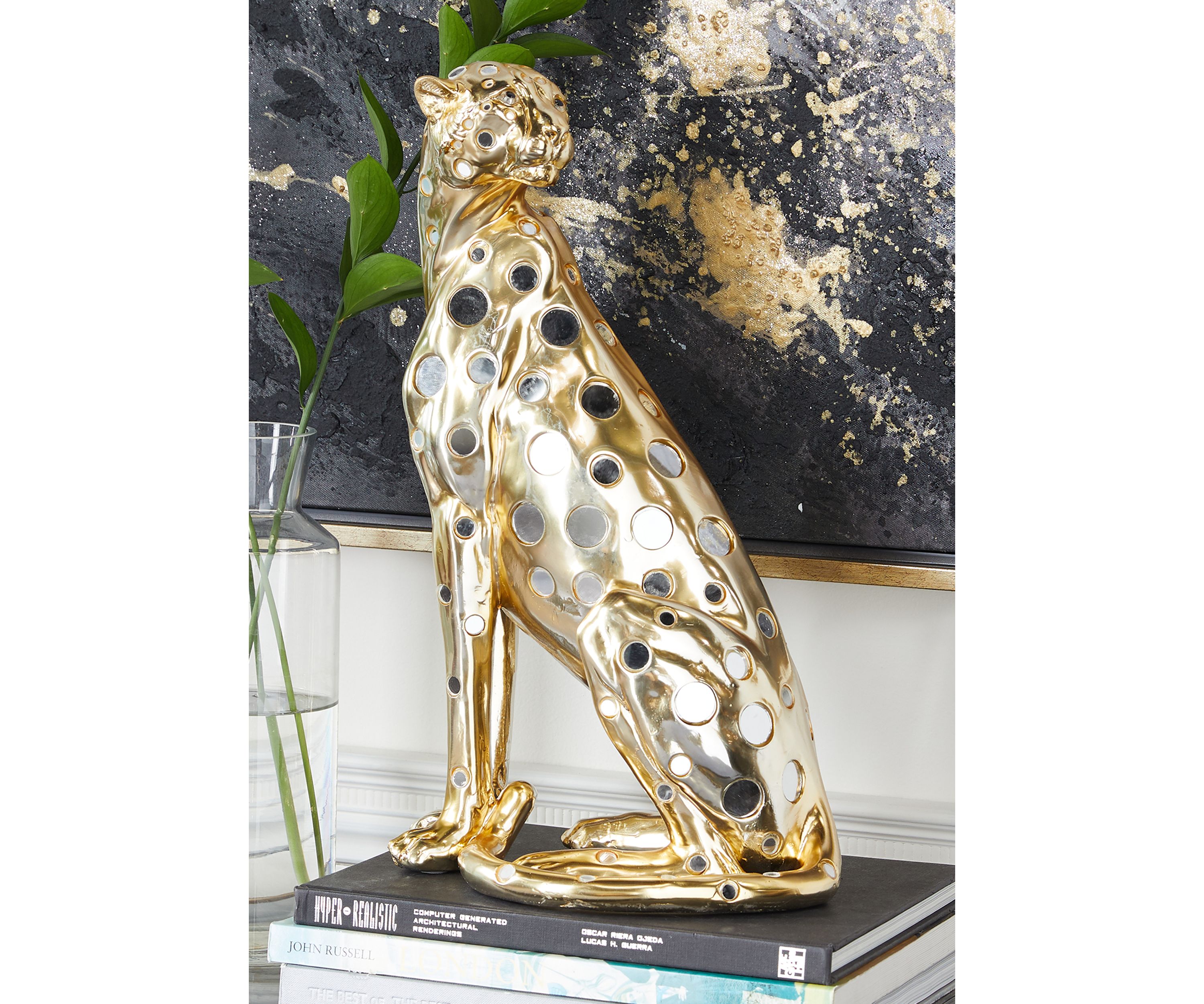 Glam Polystone Sculpture