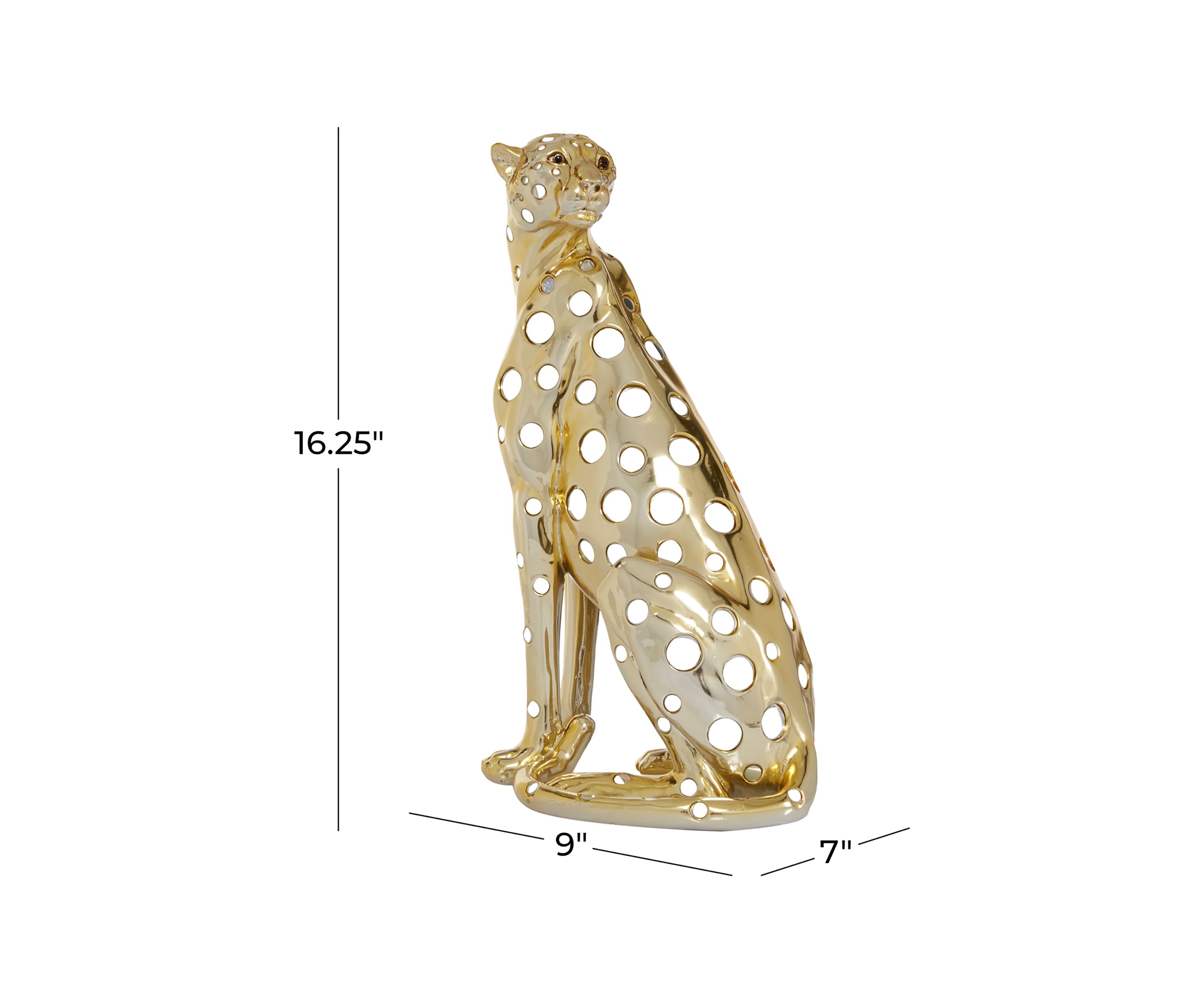 Glam Polystone Sculpture