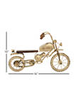 Metal Traditional Motorcycle Sculpture