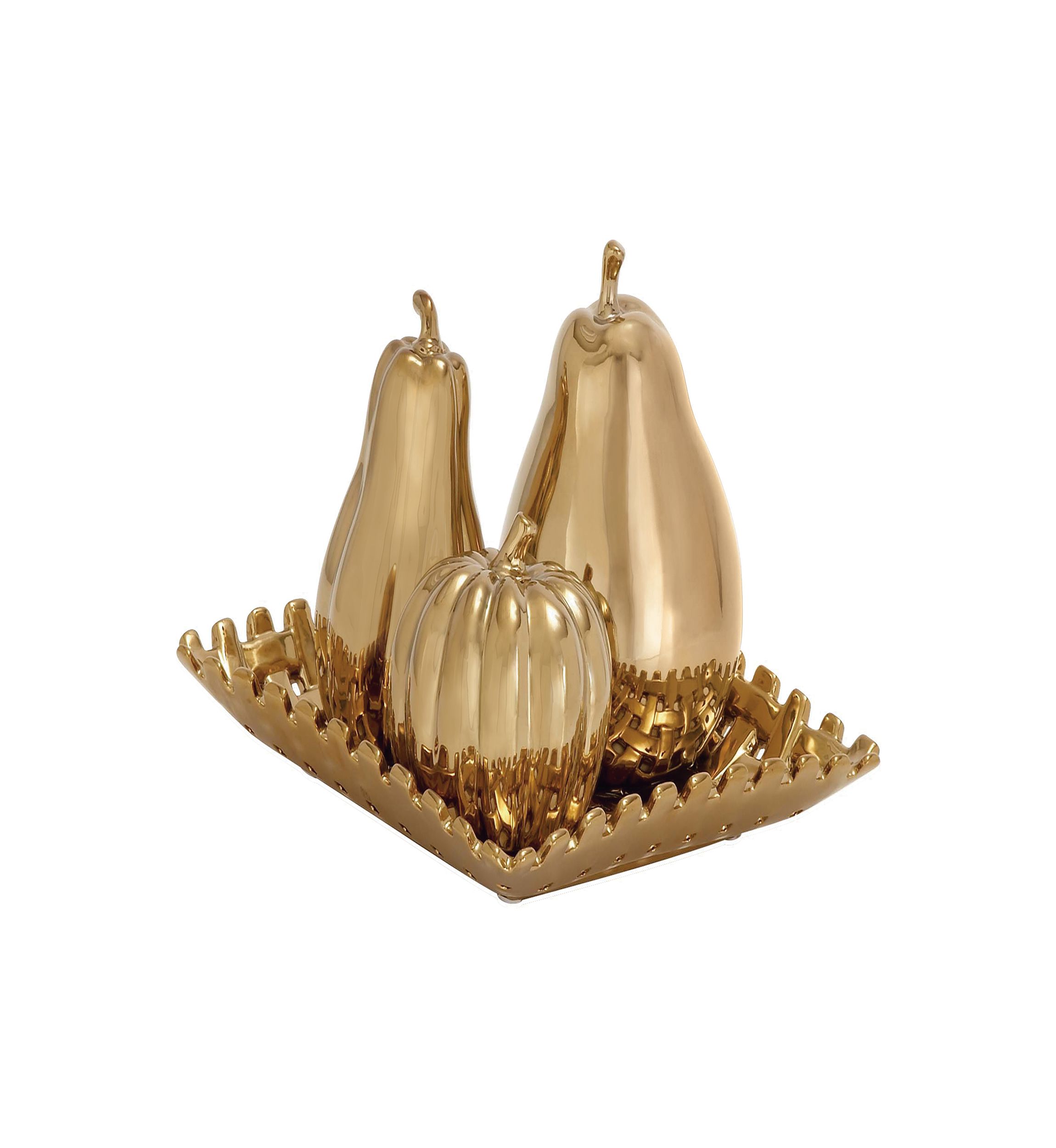 Glam Ceramic Sculpture - Set of 4