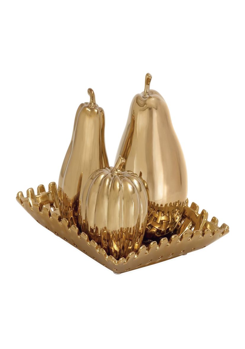 Glam Ceramic Sculpture - Set of 4