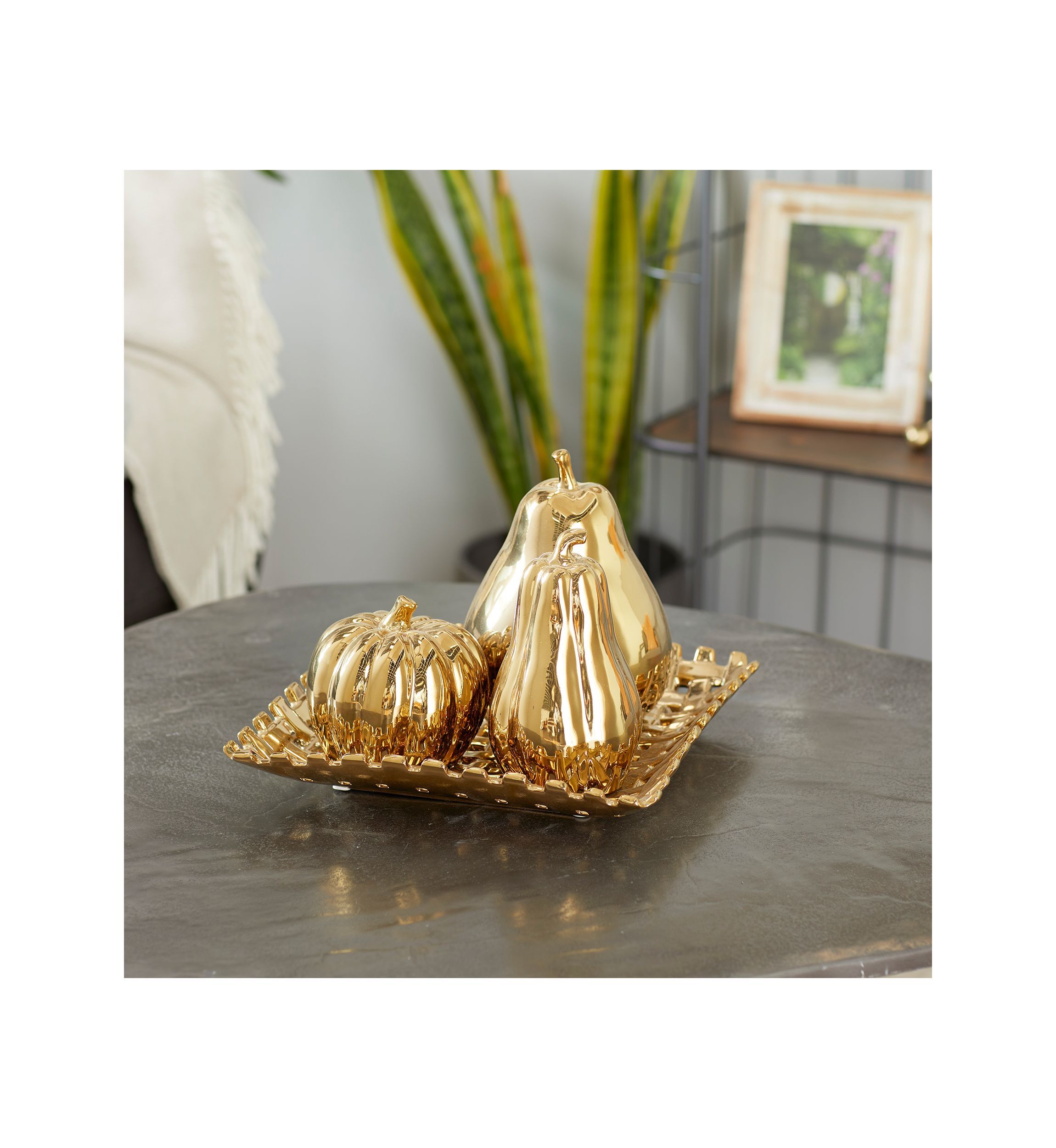 Glam Ceramic Sculpture - Set of 4