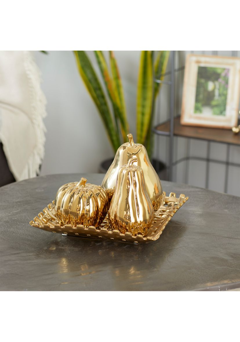 Glam Ceramic Sculpture - Set of 4
