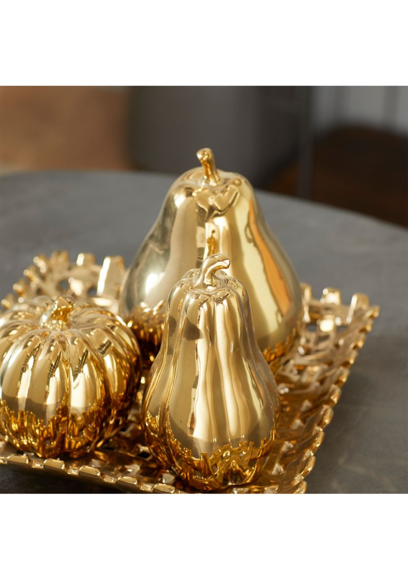 Glam Ceramic Sculpture - Set of 4