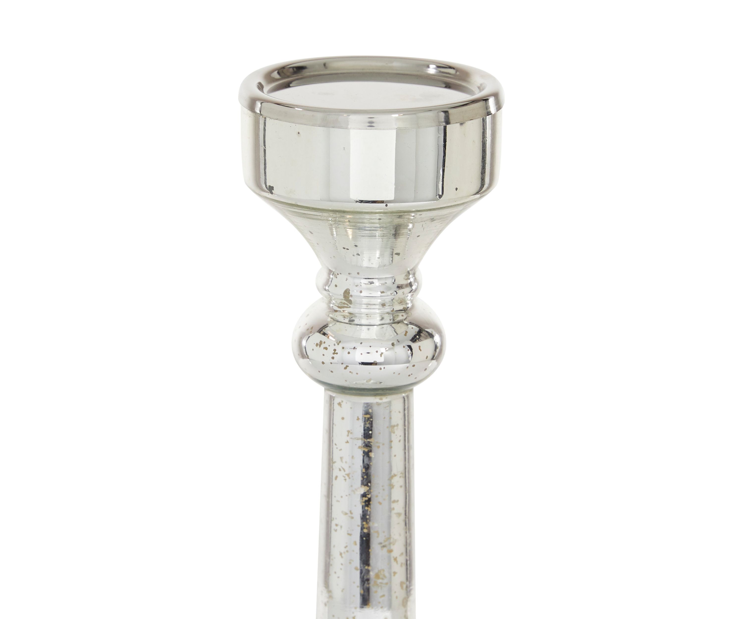 Vintage Glass Candle Holder - Set of 3
