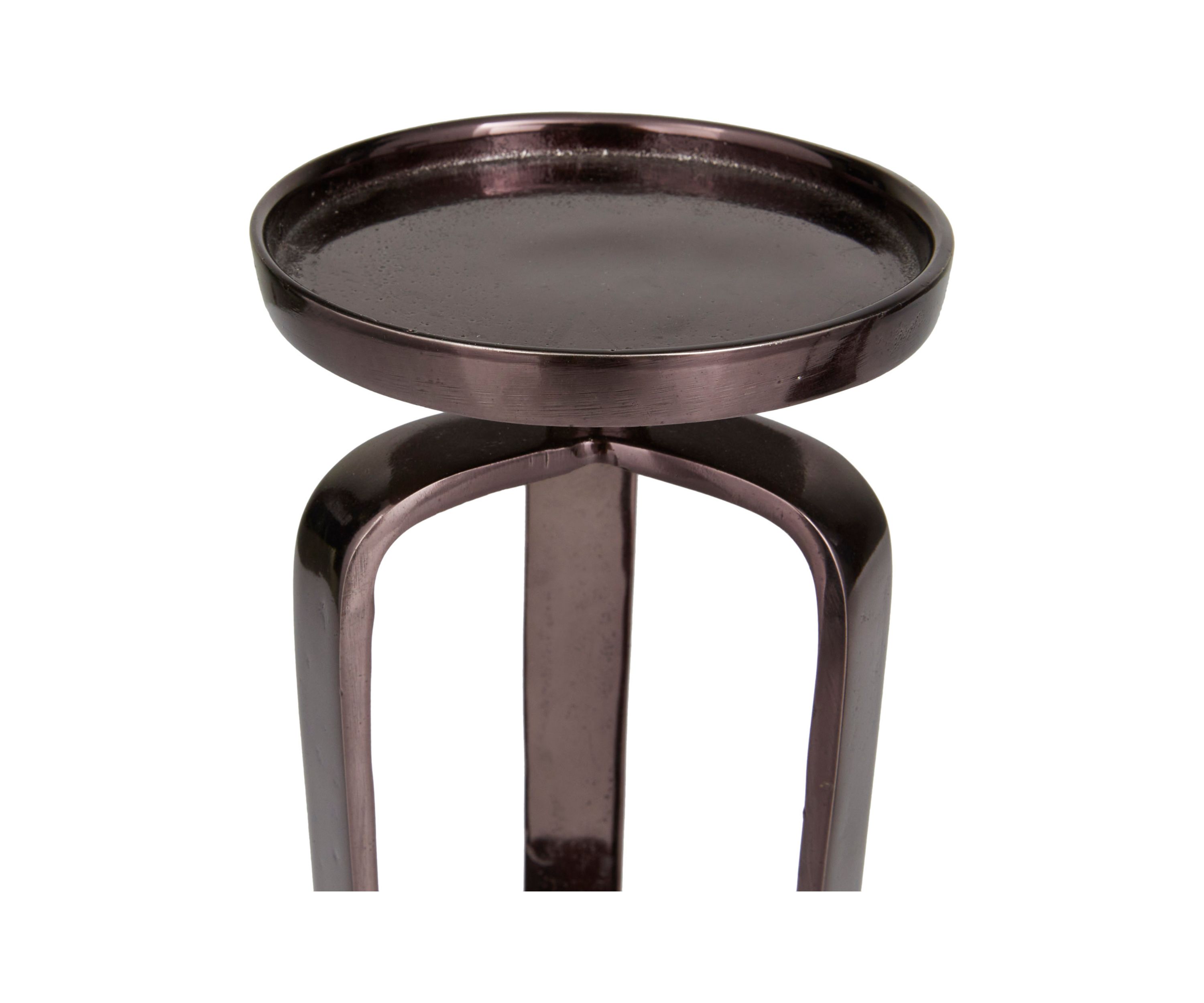Modern Aluminum Metal Candle Holder - Set of 2