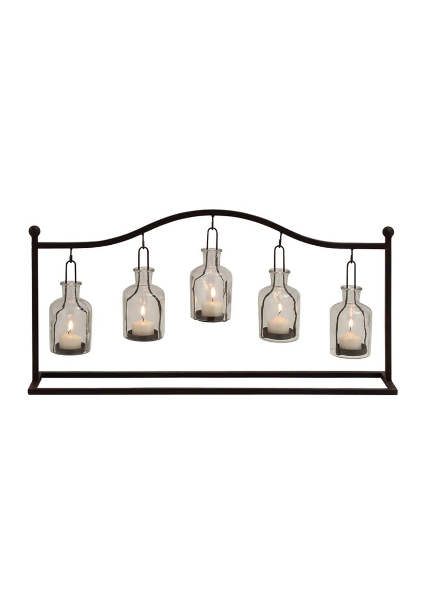 Eclectic Metal Candle Lantern
