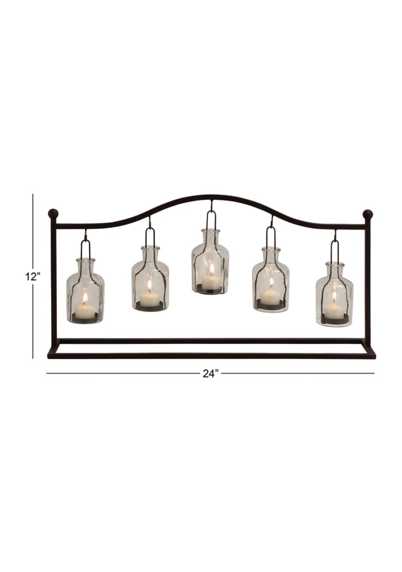 Eclectic Metal Candle Lantern