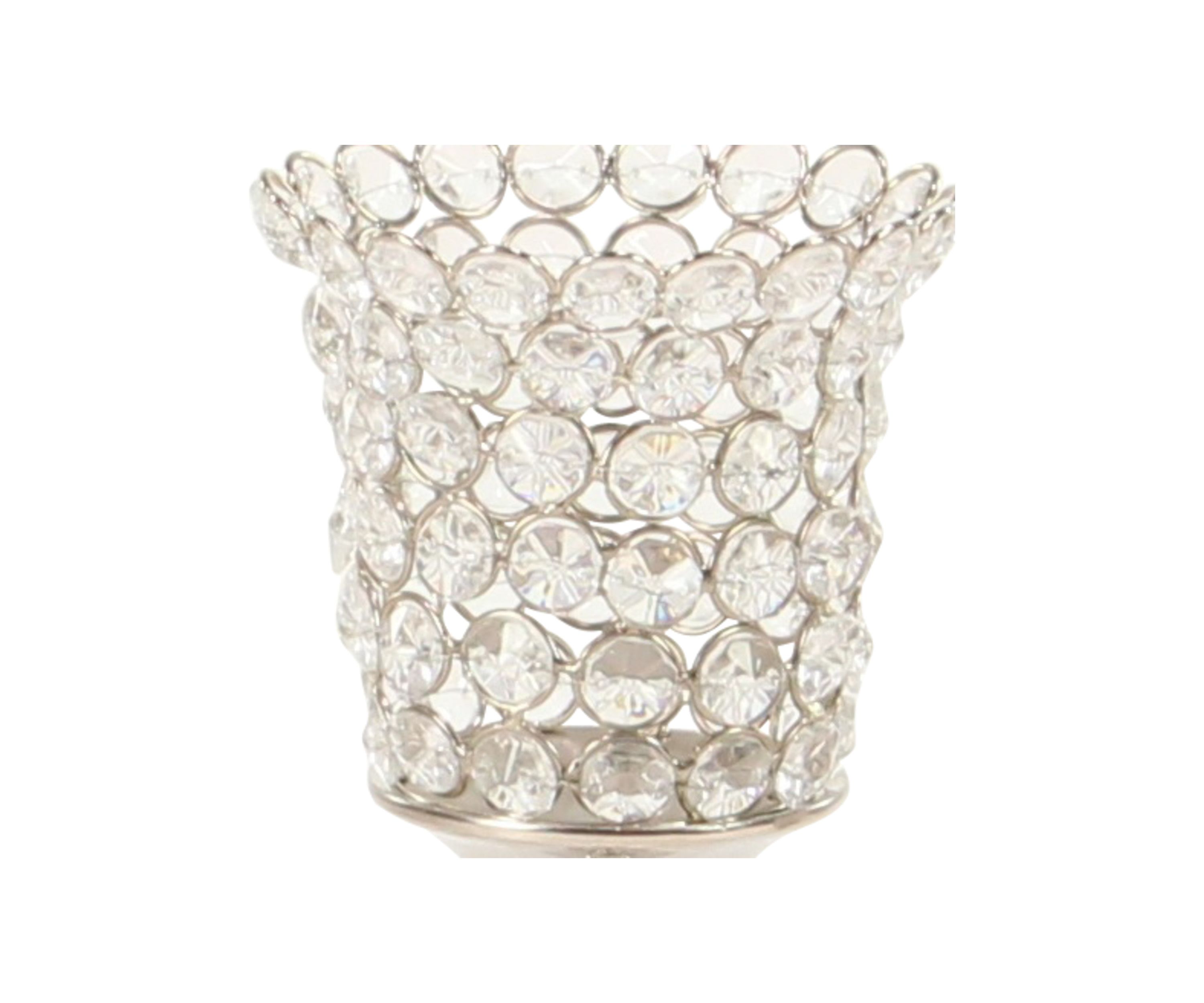 Glam Aluminum Hurricane Lamp - Set of 3