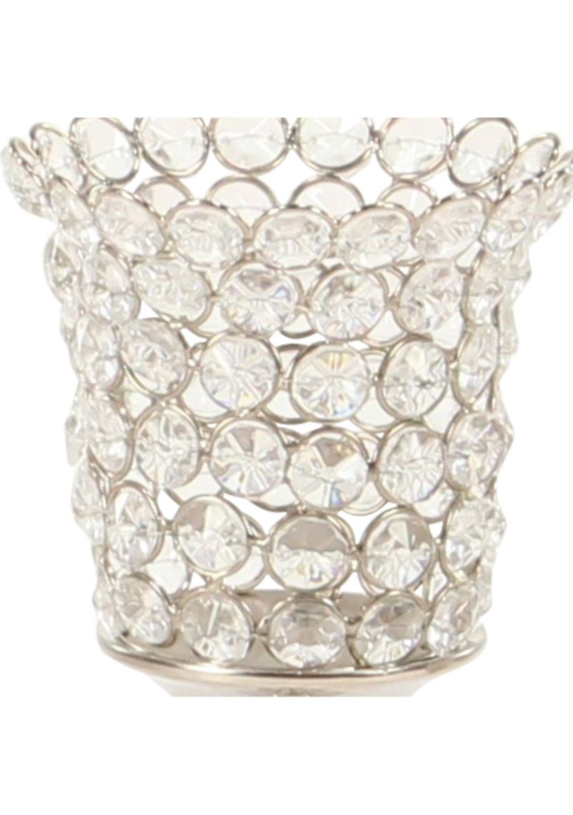 Glam Aluminum Hurricane Lamp - Set of 3
