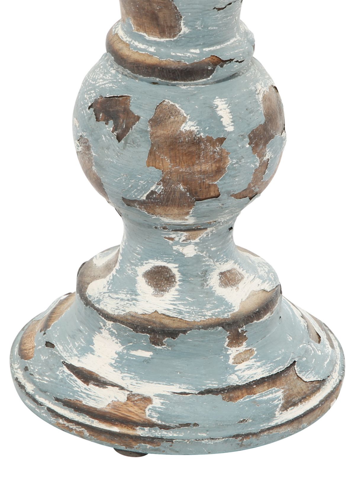 Traditional Wood Candle Holder - Set of 3