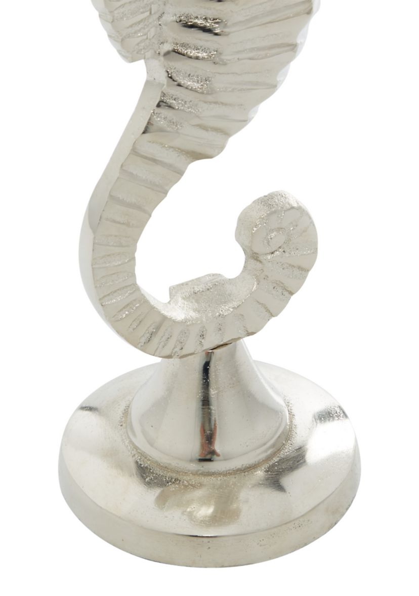 Coastal Aluminum Metal Candle Holder - Set of 2
