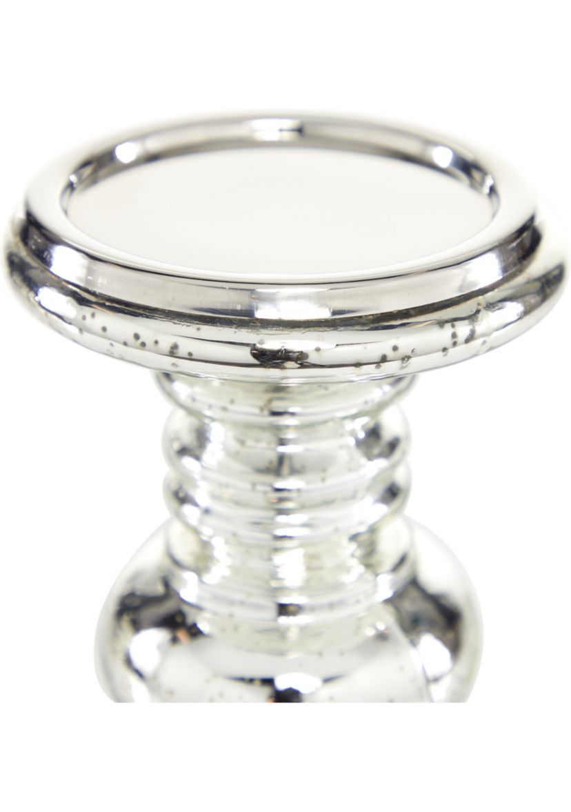 Traditional Glass Candle Holder - Set of 2