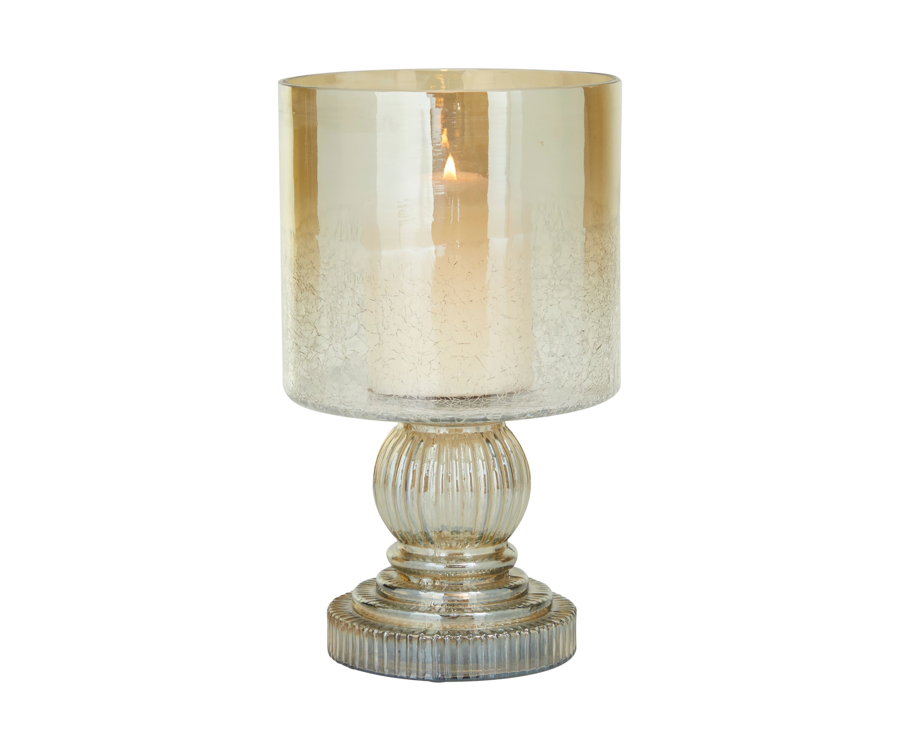 Traditional Glass Hurricane Lamp
