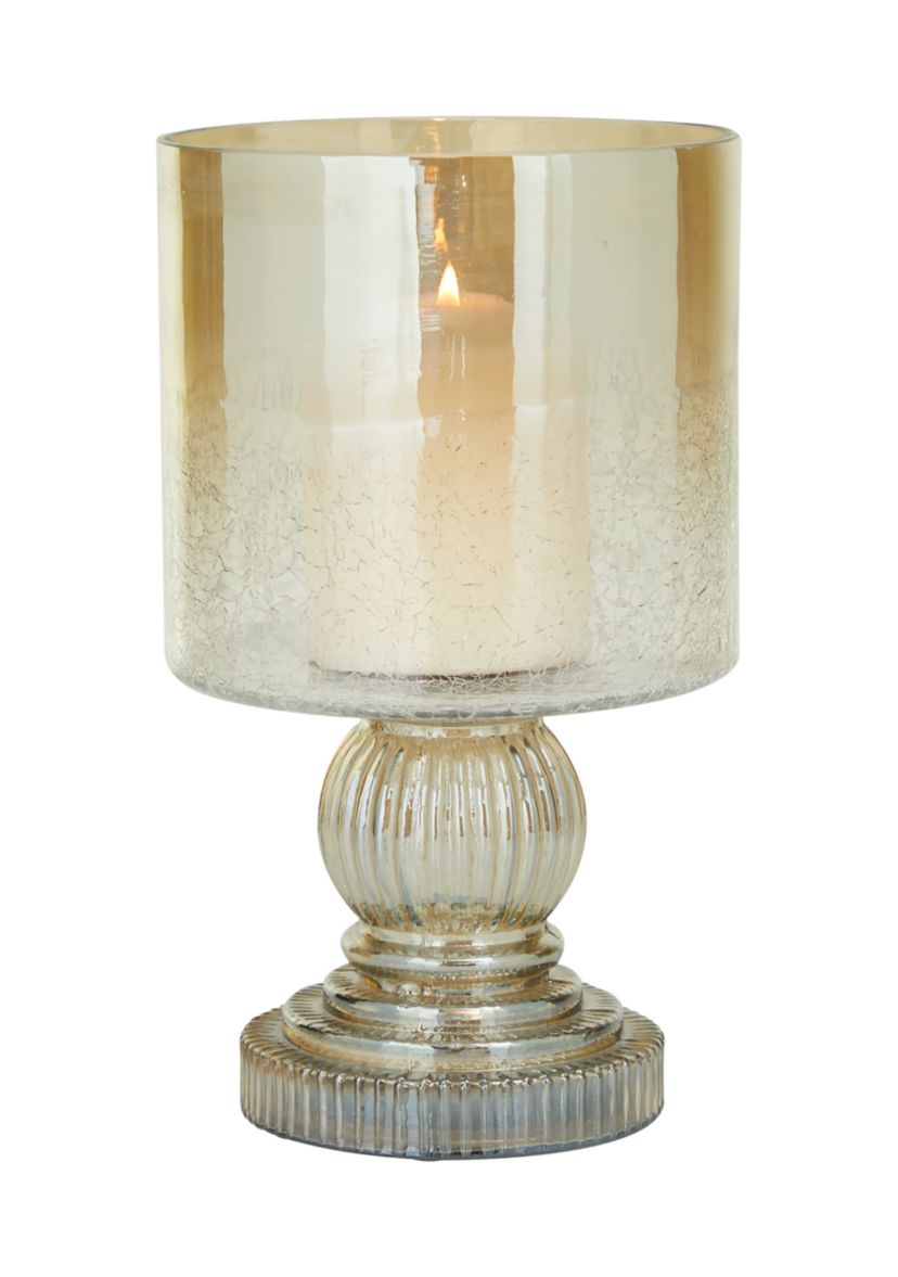 Traditional Glass Hurricane Lamp