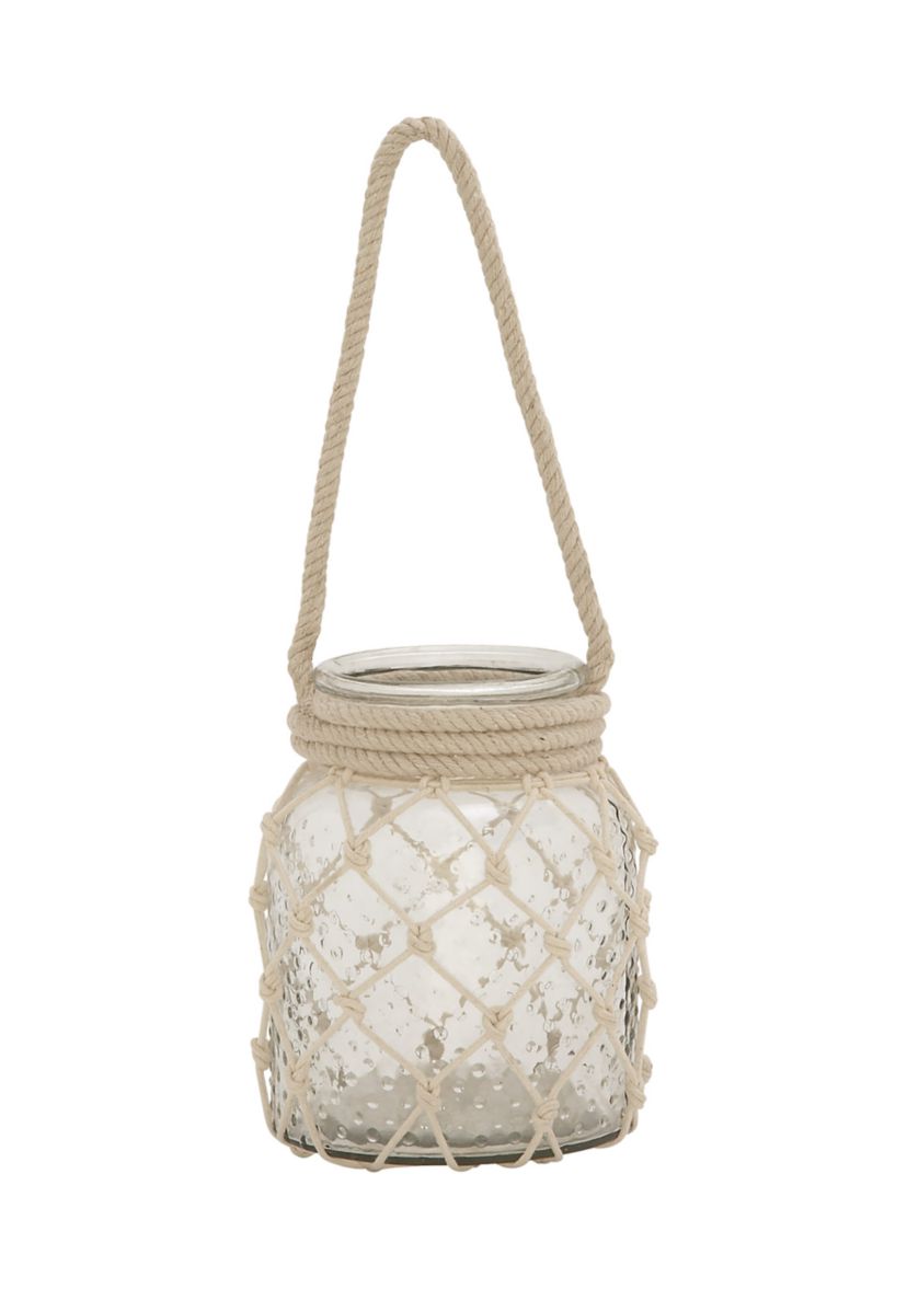 Coastal Glass Candle Lantern