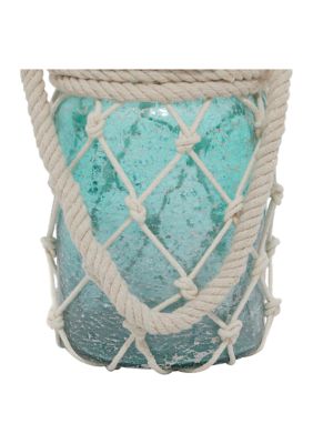 Coastal Glass Candle Lantern