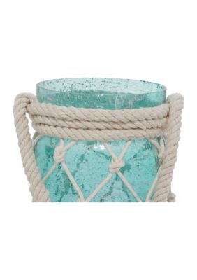 Coastal Glass Candle Lantern