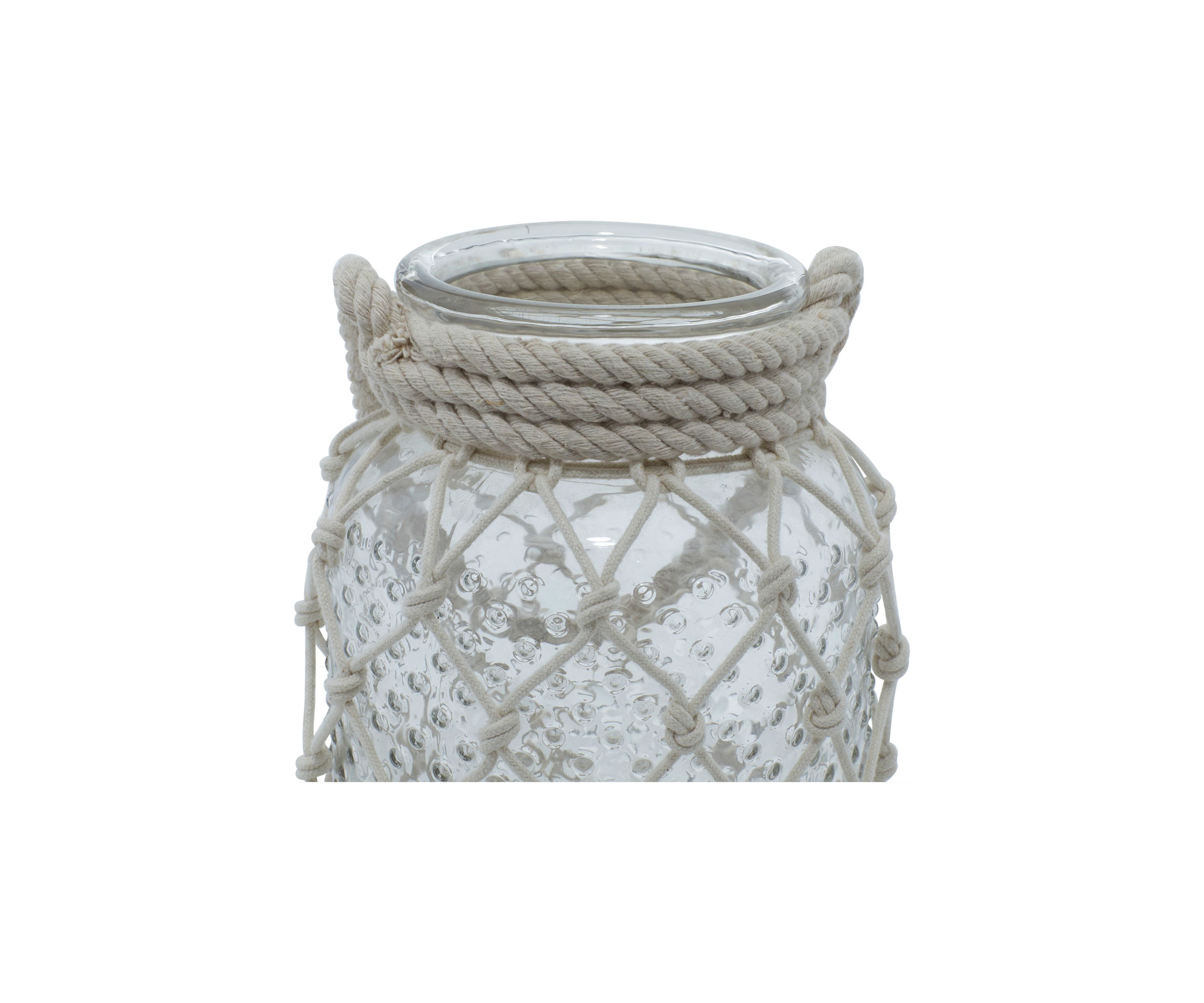 Coastal Glass Candle Lantern
