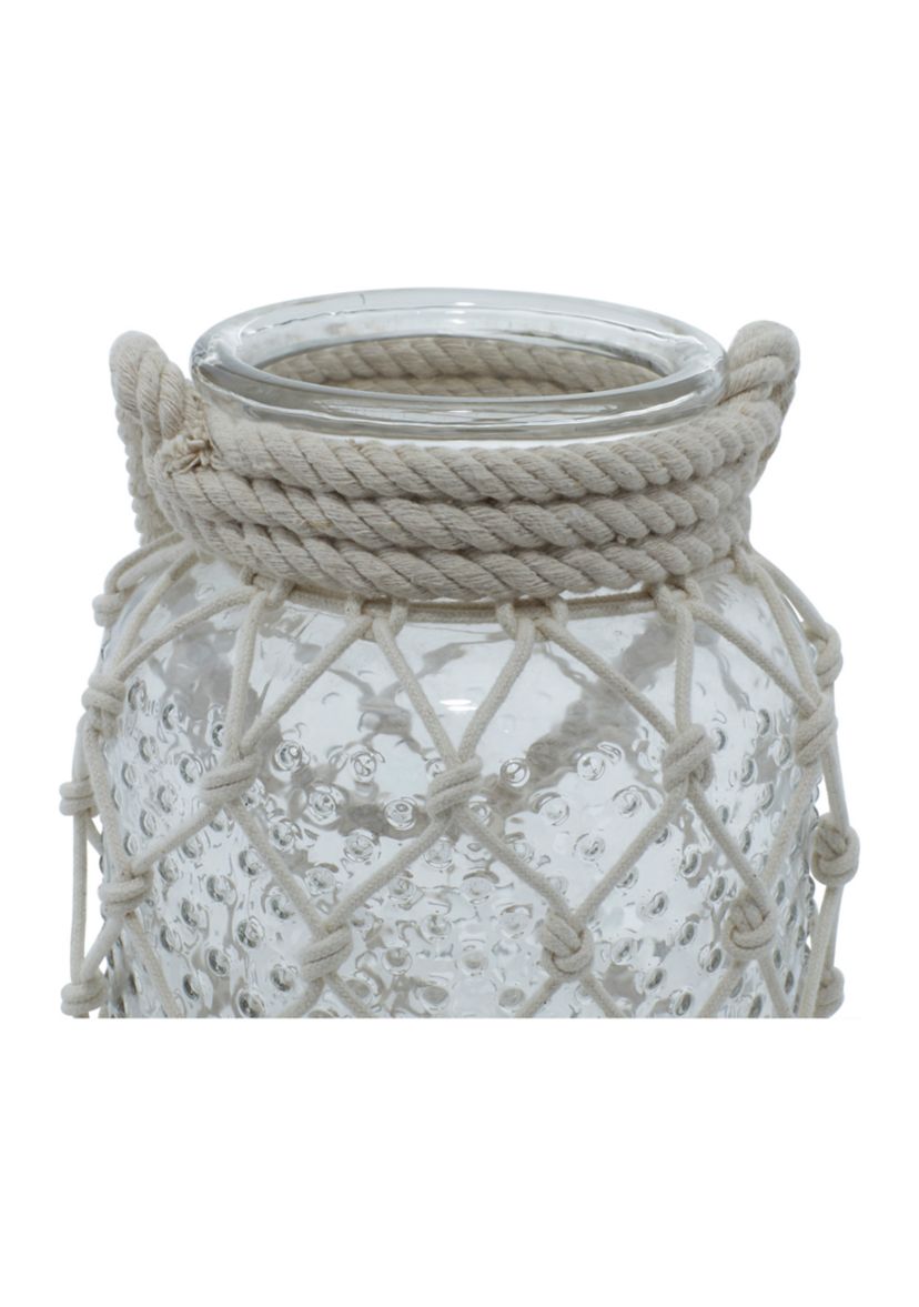 Coastal Glass Candle Lantern