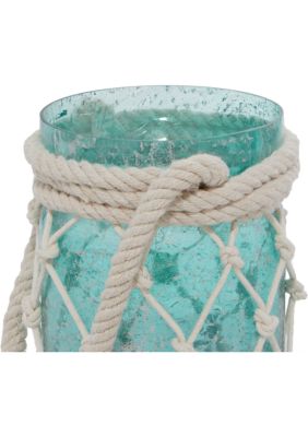 Coastal Glass Candle Lantern