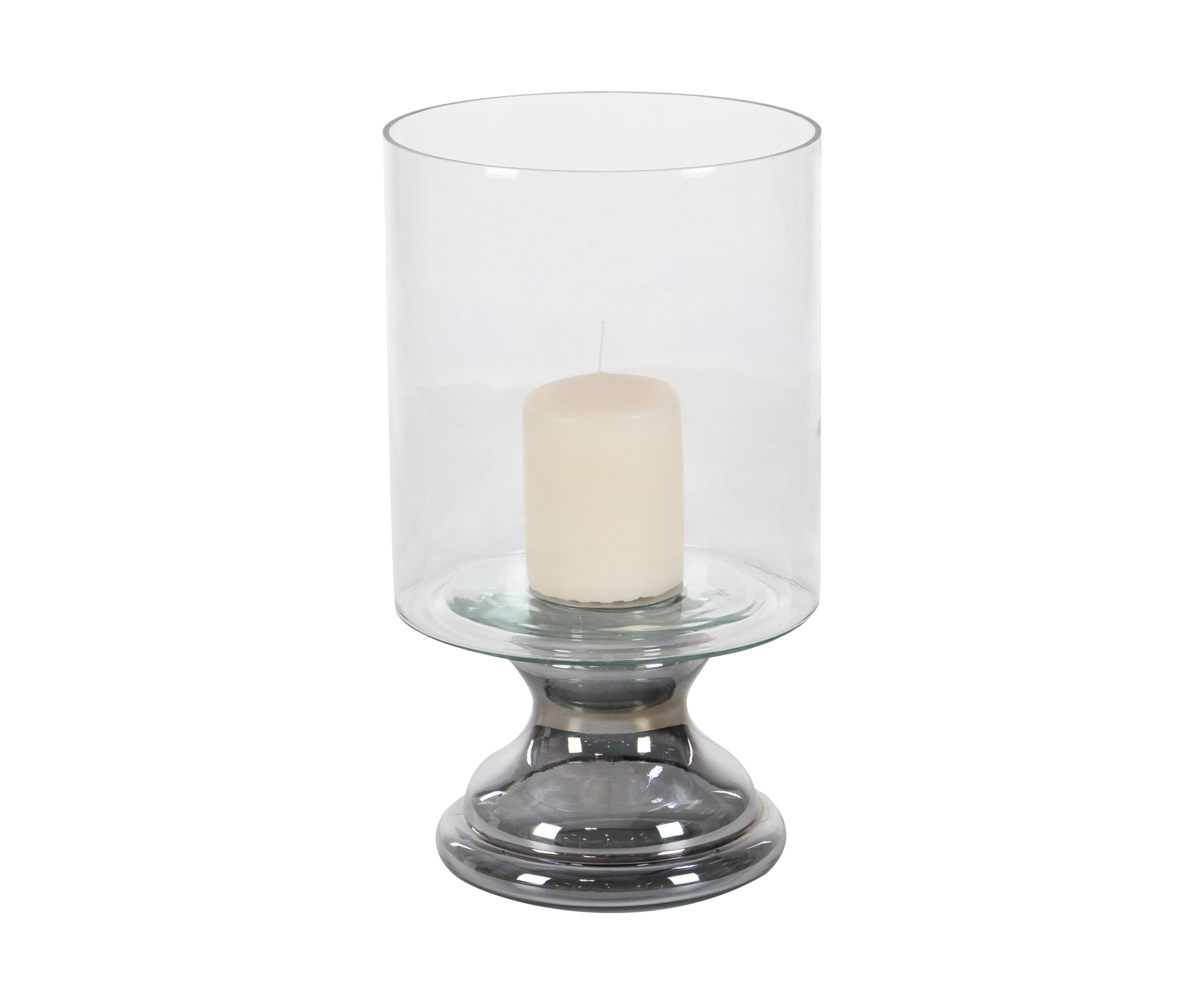 Traditional Glass Hurricane Lamp