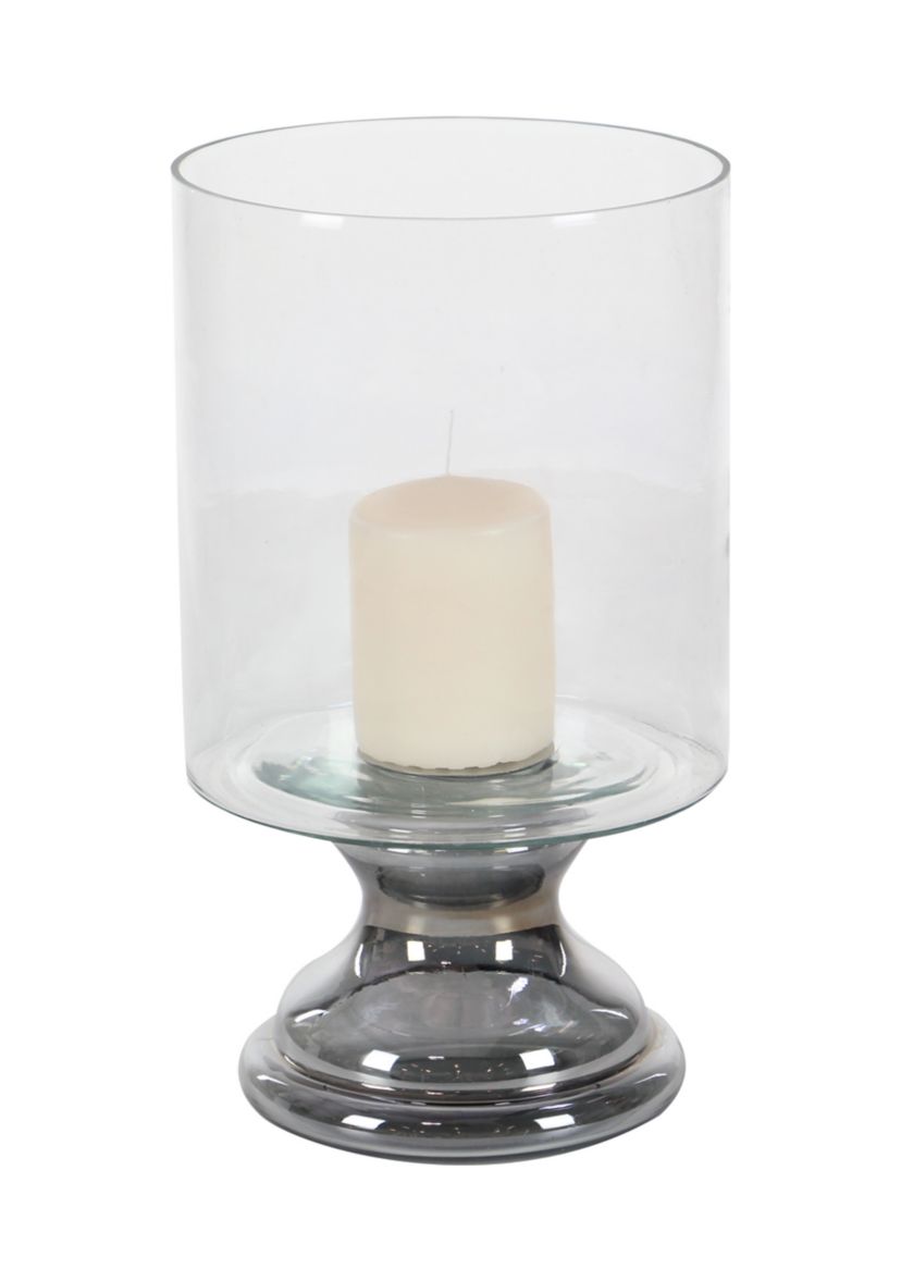 Traditional Glass Hurricane Lamp
