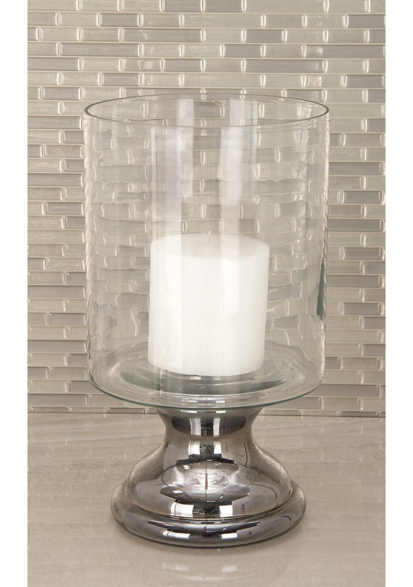 Traditional Glass Hurricane Lamp