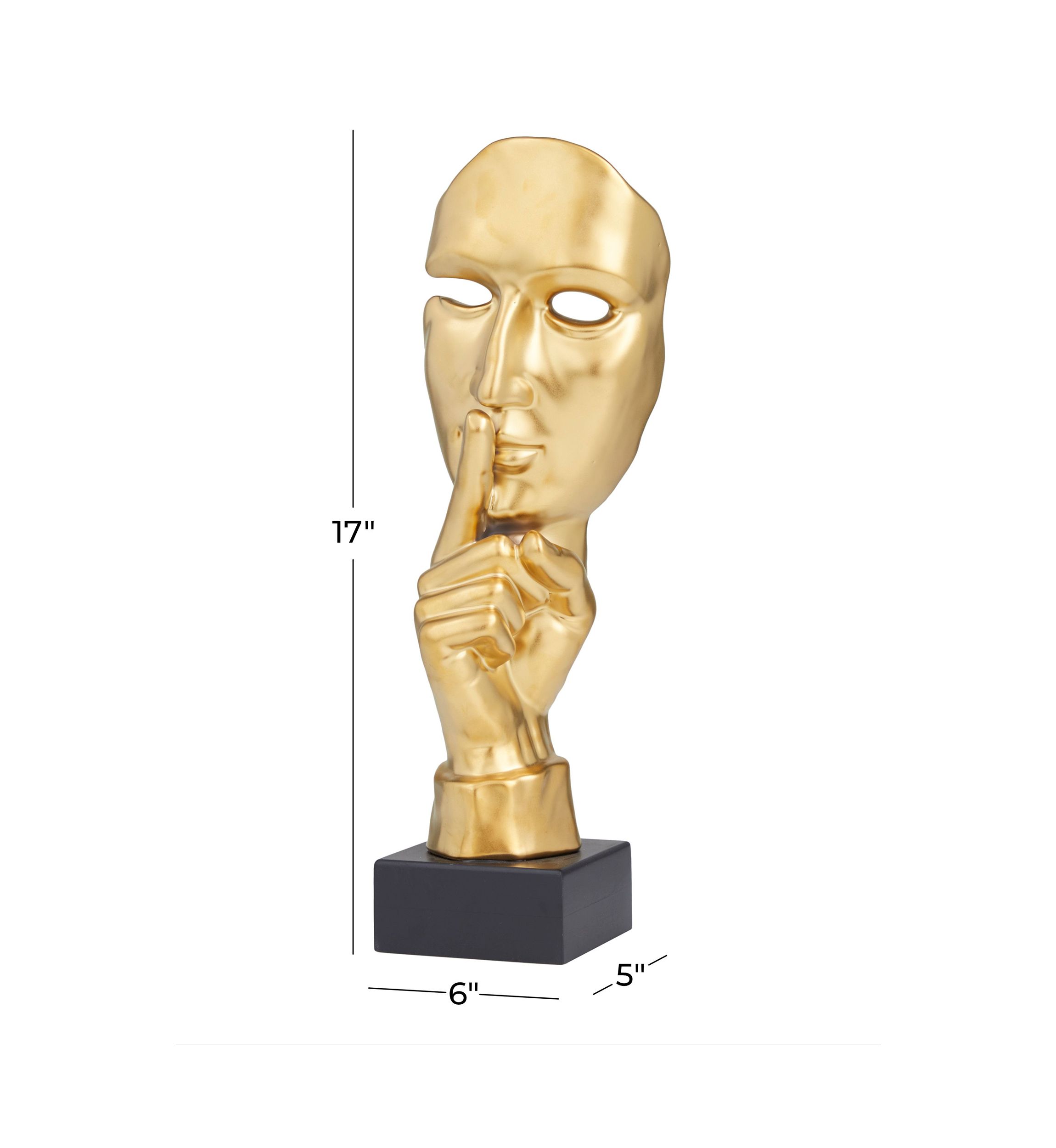Contemporary Polystone Sculpture
