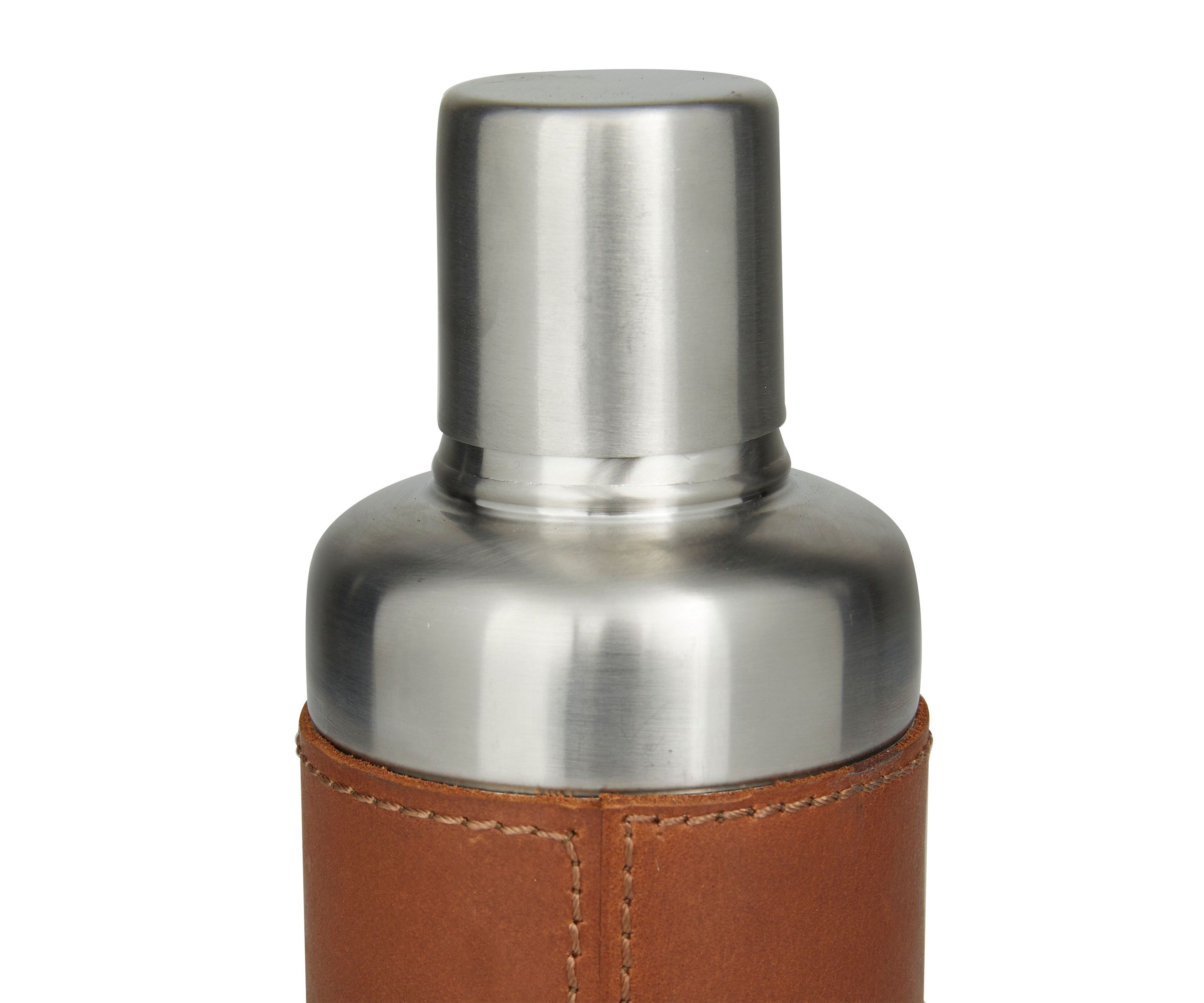 Modern Leather Cocktail Shaker