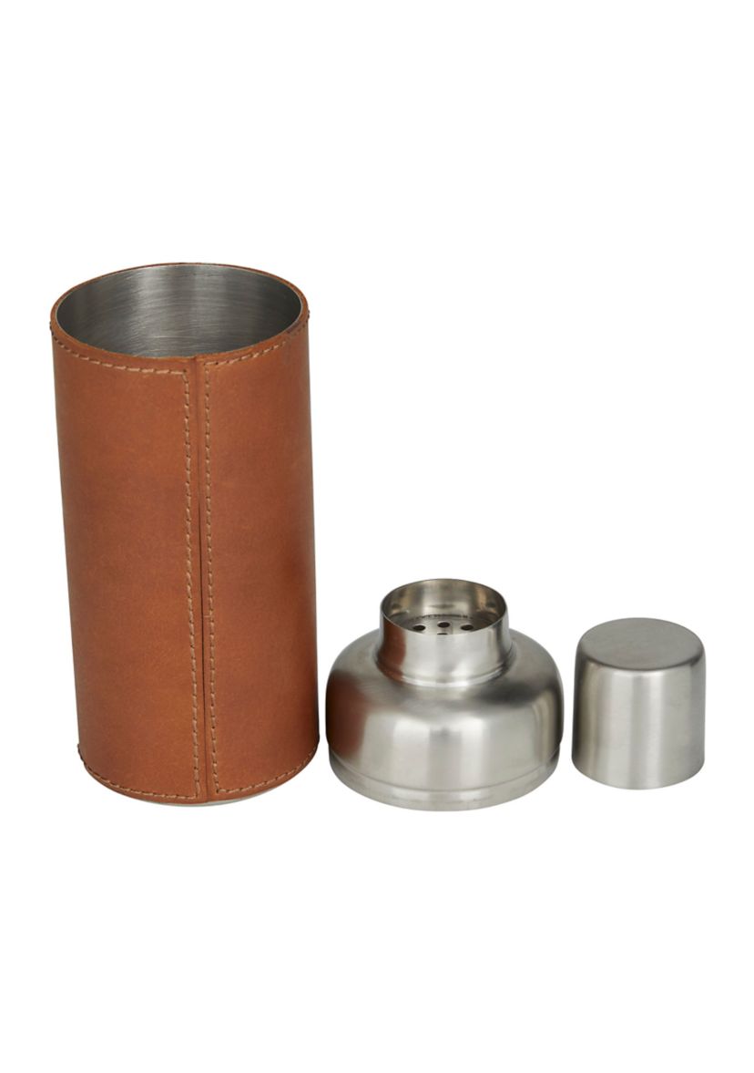Modern Leather Cocktail Shaker