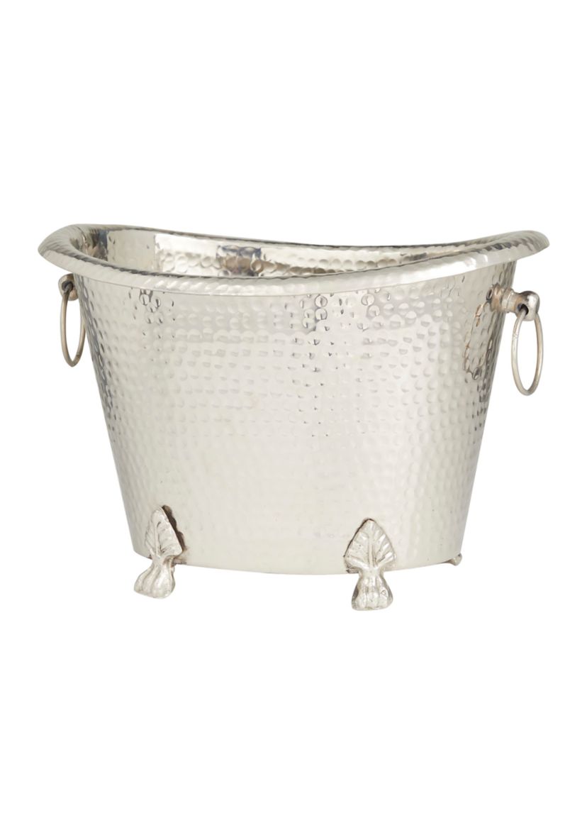Traditional Aluminum Metal Ice Bucket