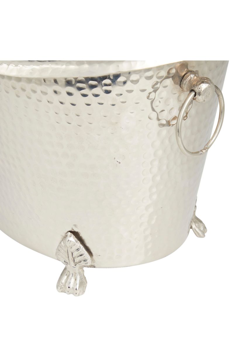 Traditional Aluminum Metal Ice Bucket