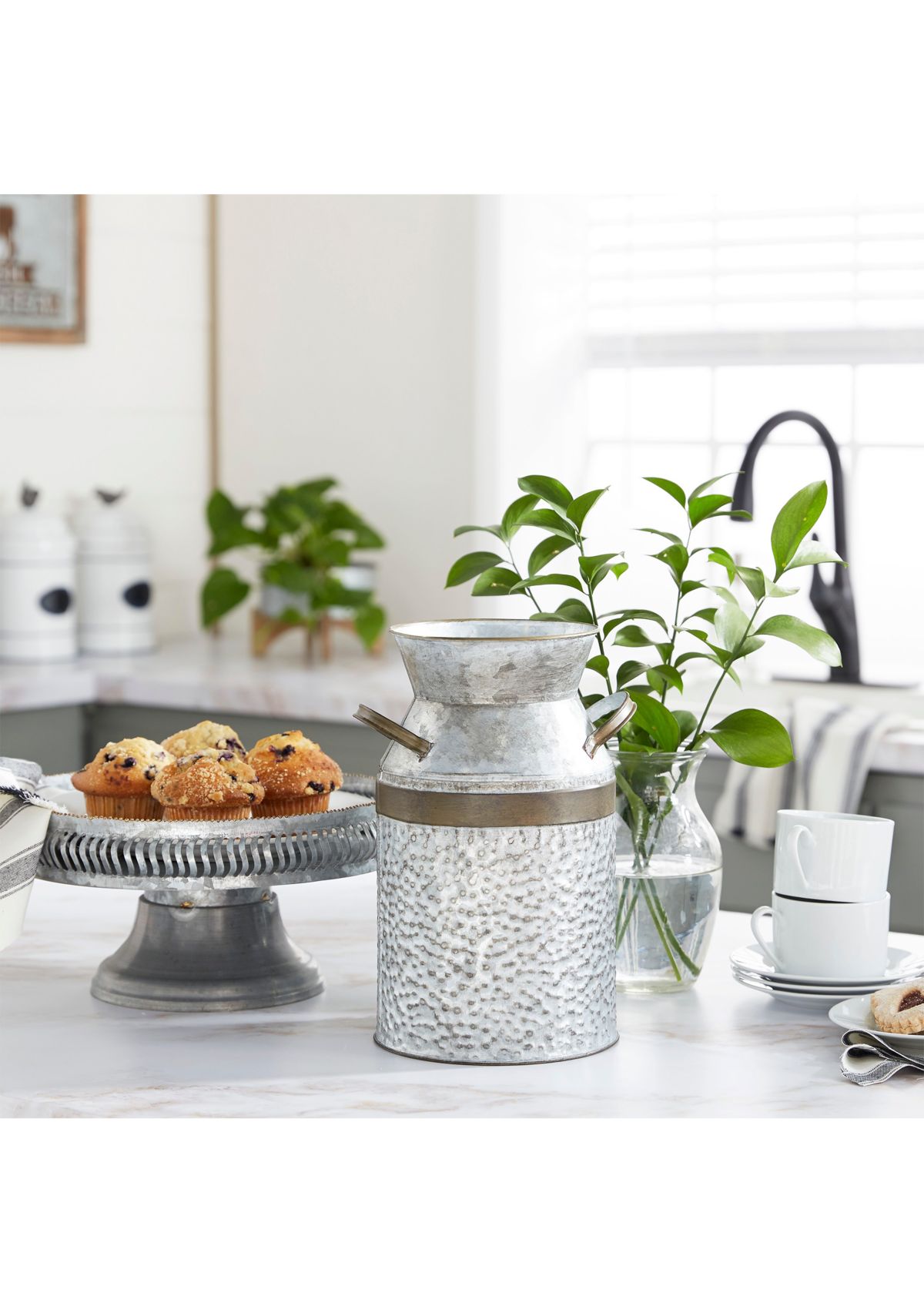 Farmhouse Metal Decorative Jars